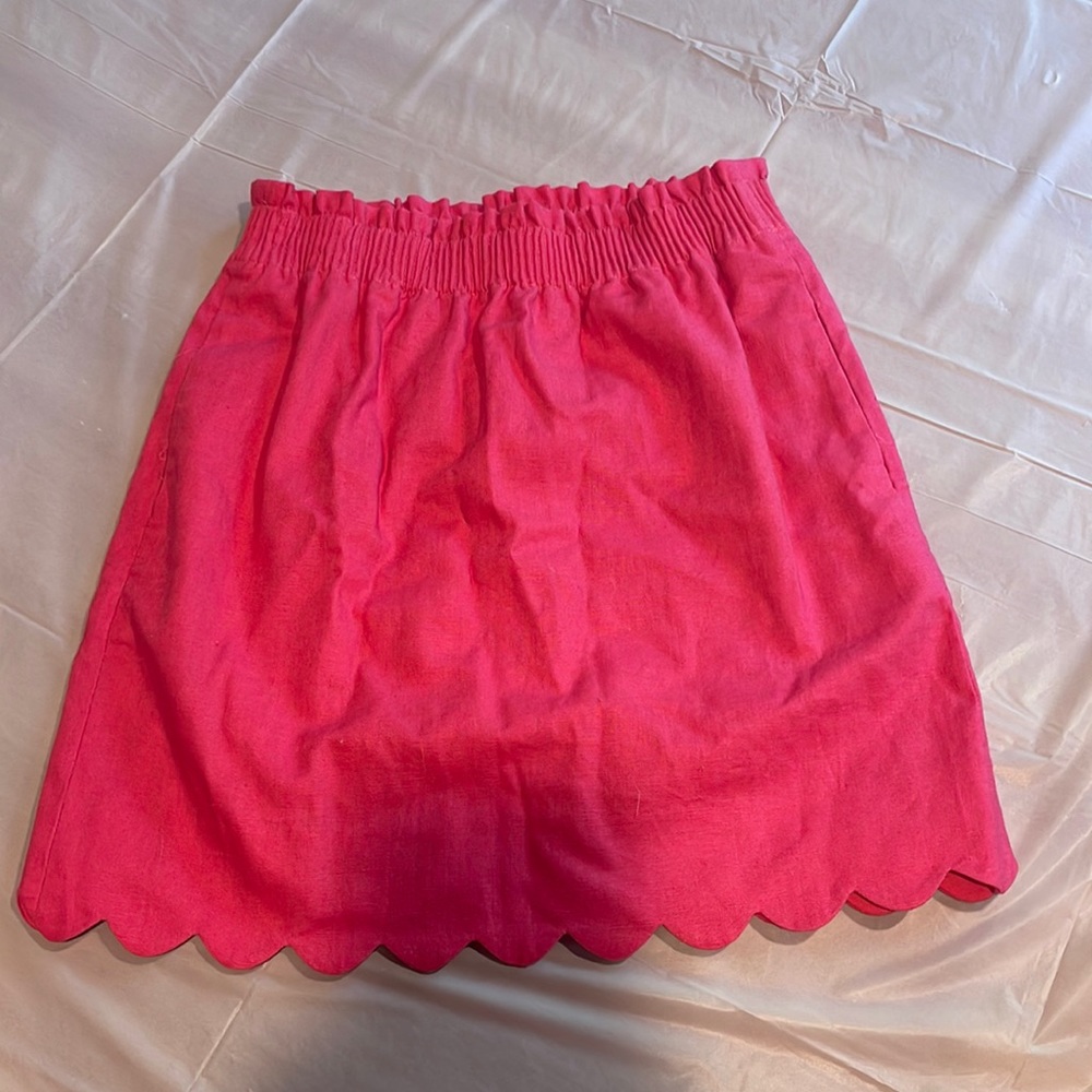 J Crew paper bag skirt- pink